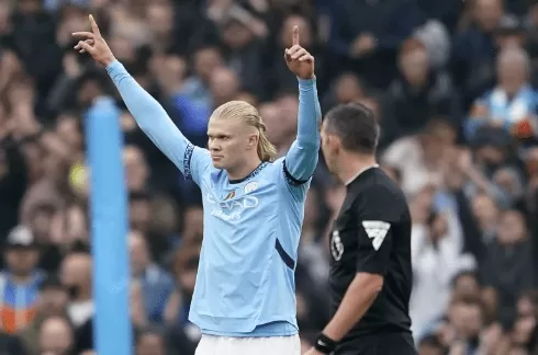 Haaland Hits 100 Goals for City in Thrilling Draw Against Arsenal